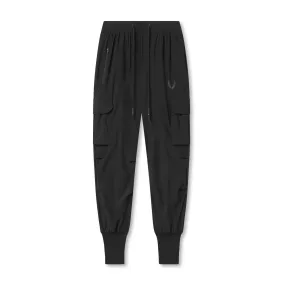 0825. Tetra-Lite™ Cargo High Rib Jogger - Black