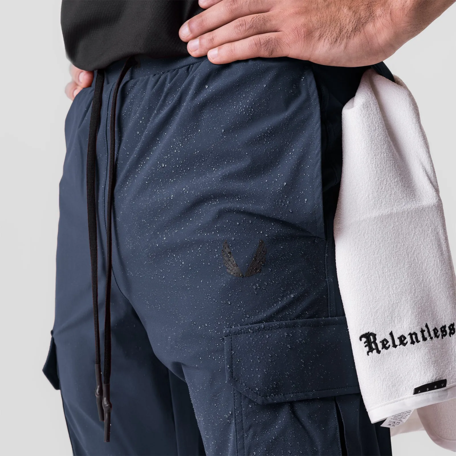 0825. Tetra-Lite™ Cargo High Rib Jogger - Navy