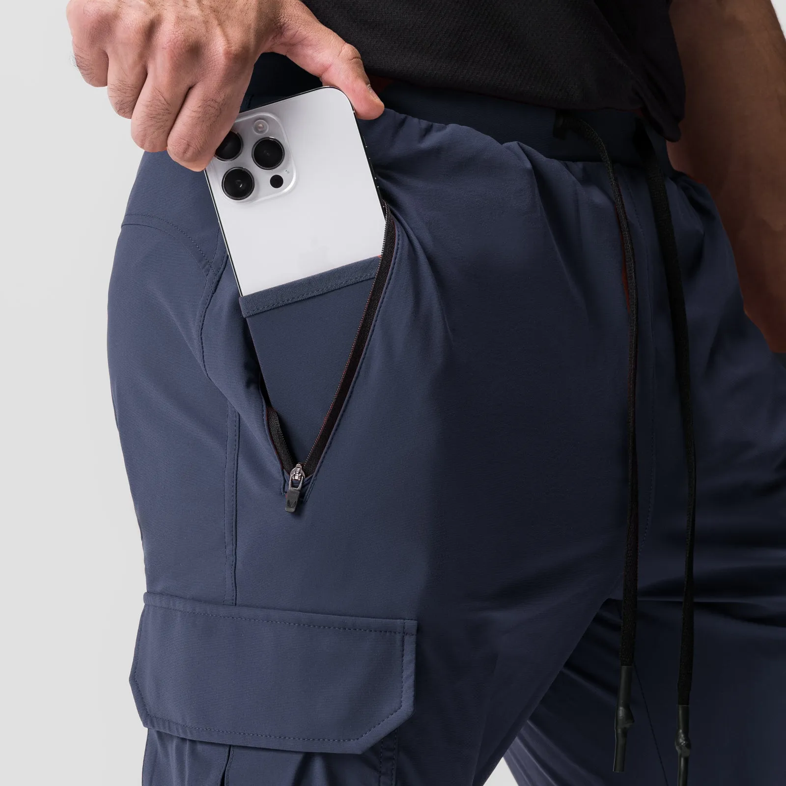 0825. Tetra-Lite™ Cargo High Rib Jogger - Navy