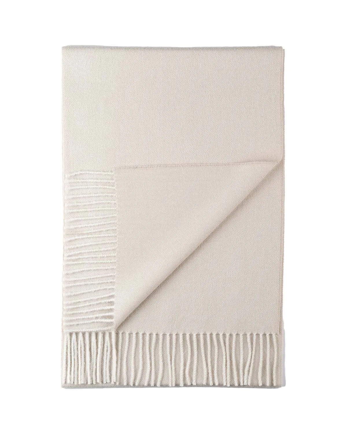 100% Baby Alpaca Scarf - Porcelain