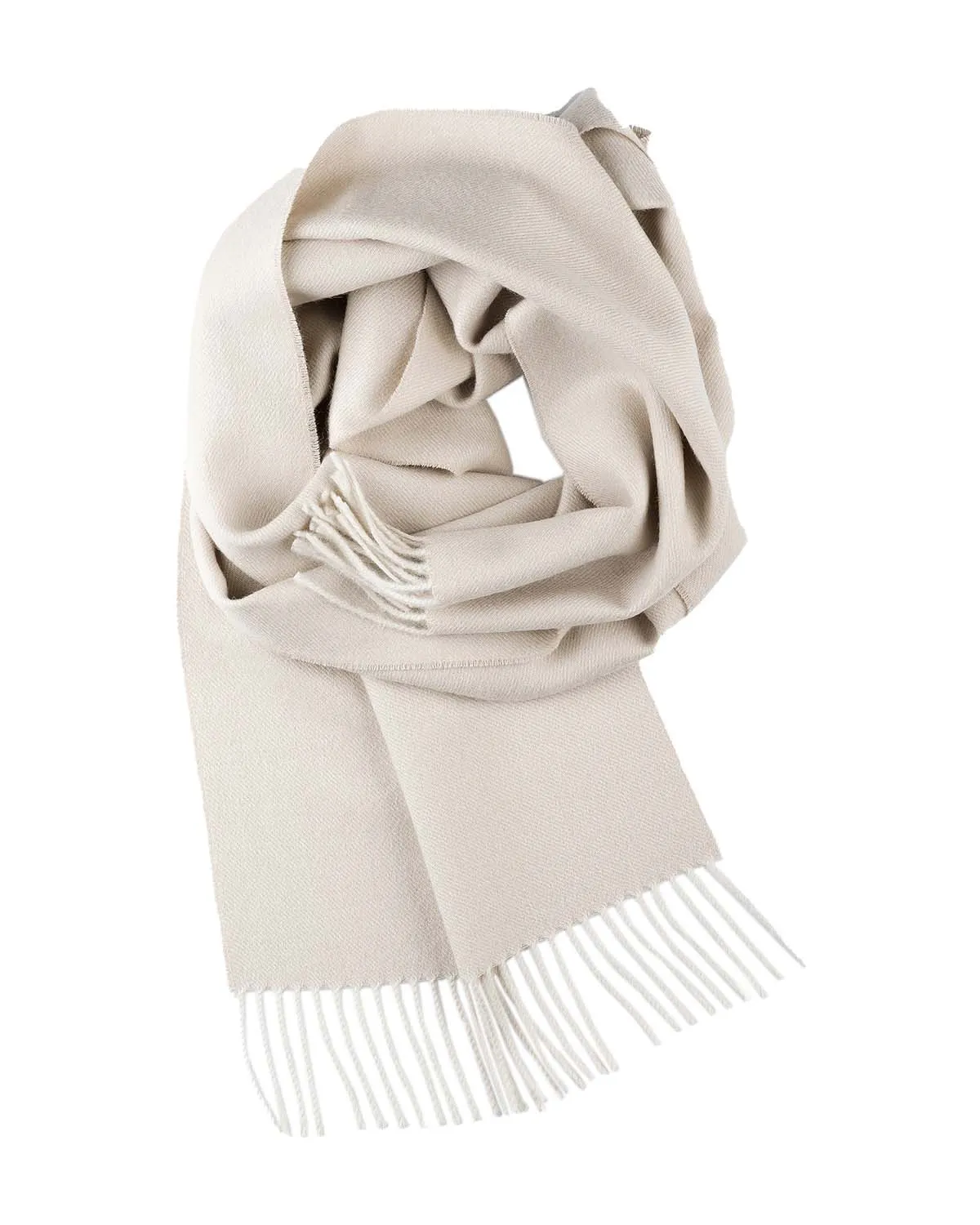 100% Baby Alpaca Scarf - Porcelain