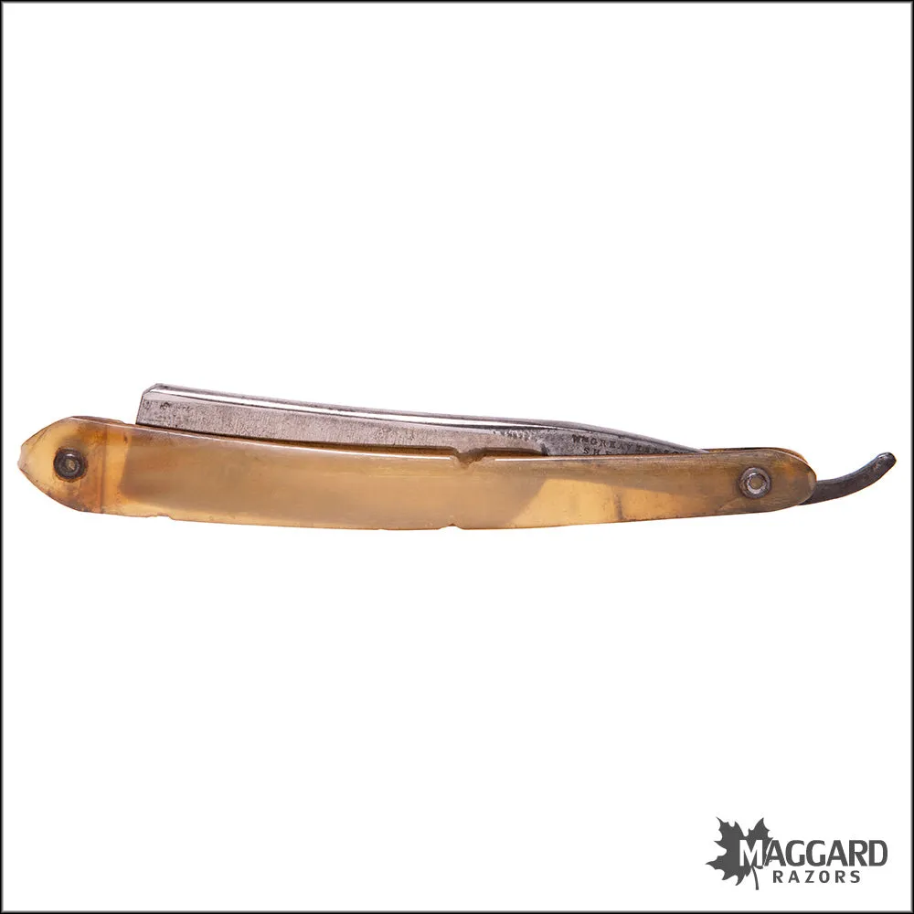 #1083 Vintage Straight Razor - W Greaves & Sons 7/8"