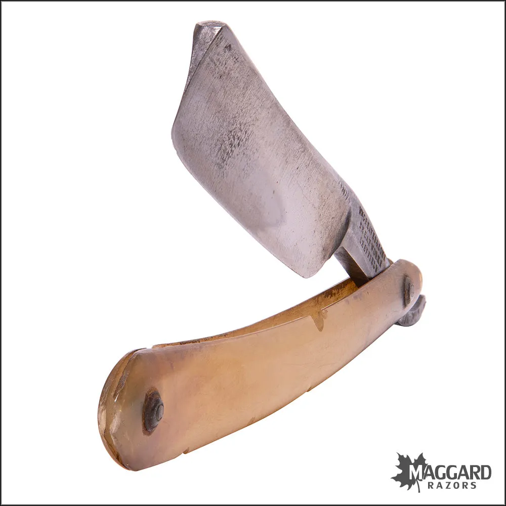 #1083 Vintage Straight Razor - W Greaves & Sons 7/8"