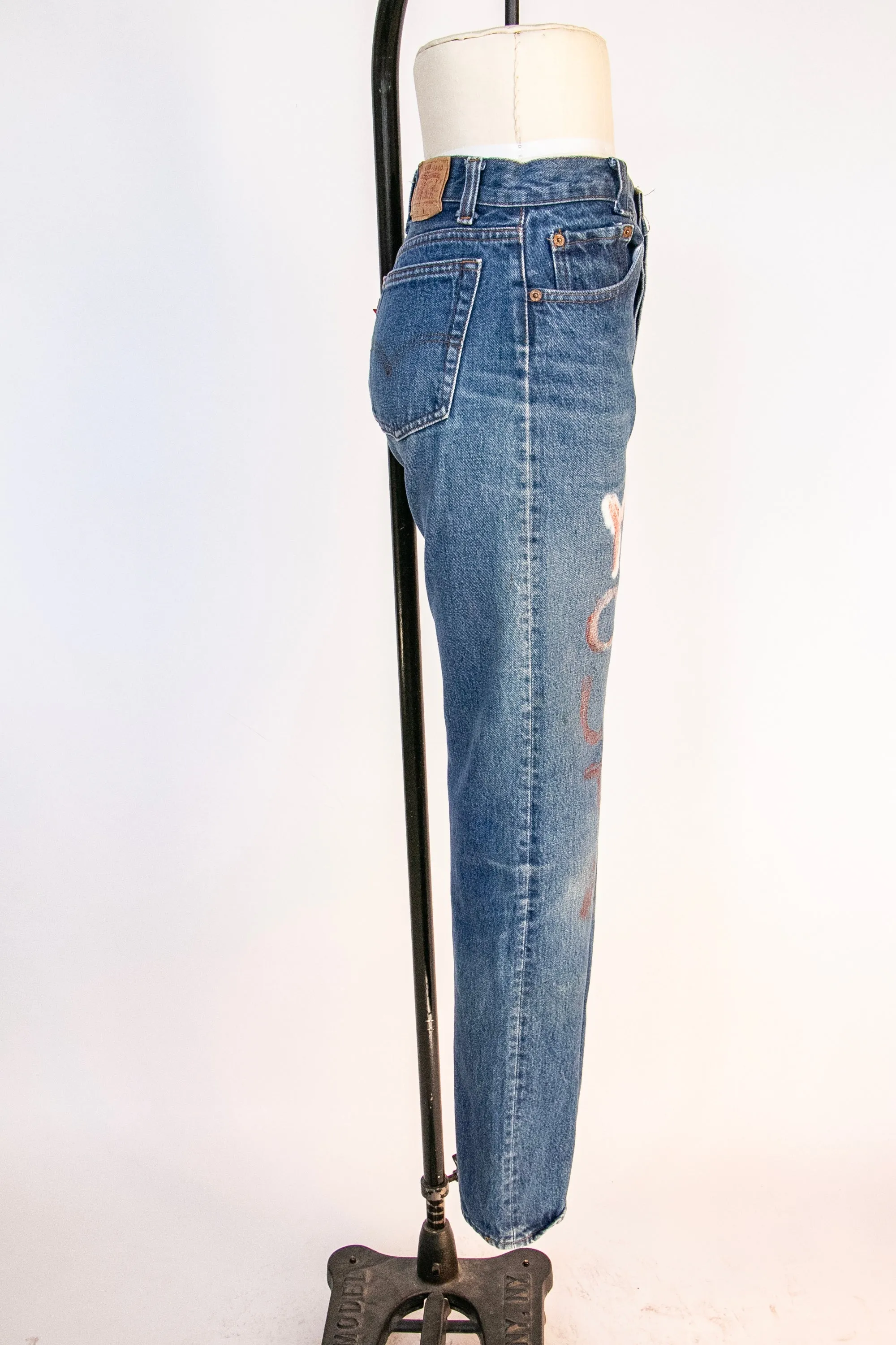 1990s Levi's Jeans Denim Cotton Dark Wash 29" x 33"