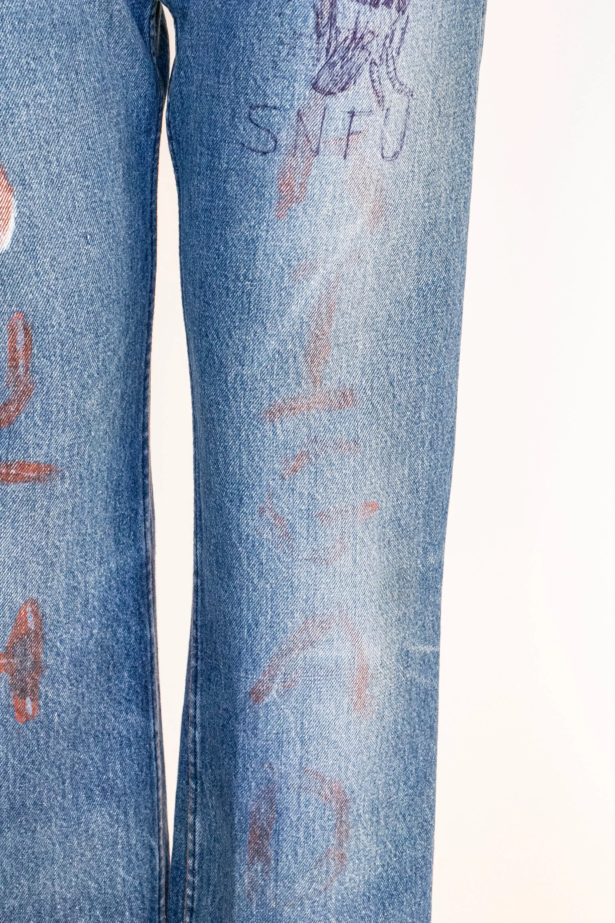 1990s Levi's Jeans Denim Cotton Dark Wash 29" x 33"