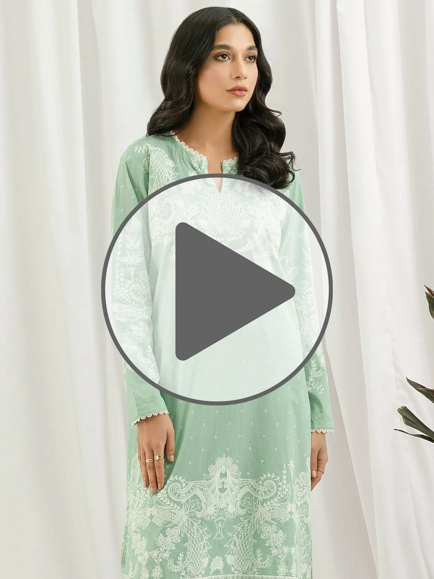 2 Piece Lawn Suit- Paste Print (Pret)