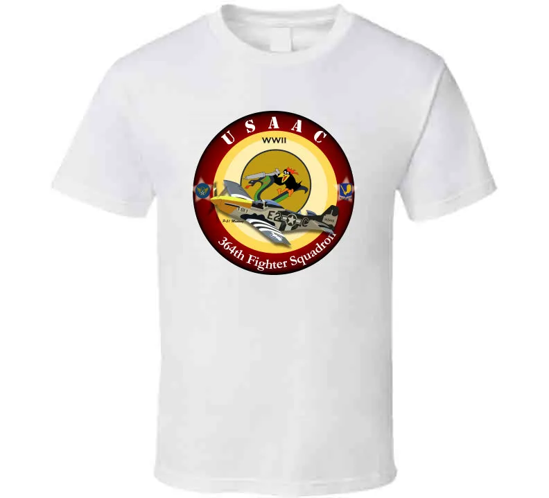 364th Fighter Squadron - P51 Mustang T Shirt