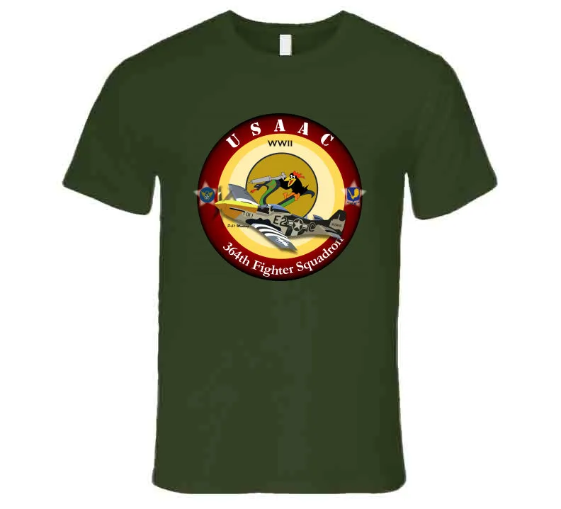 364th Fighter Squadron - P51 Mustang T Shirt