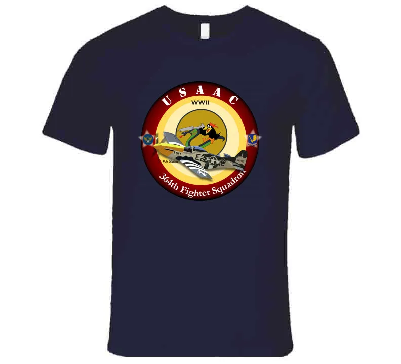 364th Fighter Squadron - P51 Mustang T Shirt