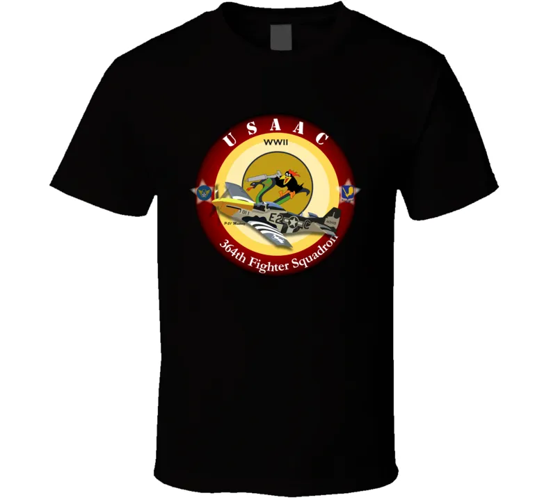 364th Fighter Squadron - P51 Mustang T Shirt