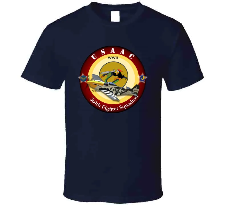 364th Fighter Squadron - P51 Mustang T Shirt