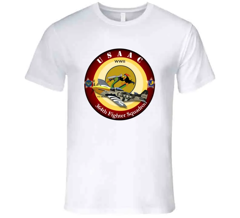 364th Fighter Squadron - P51 Mustang T Shirt