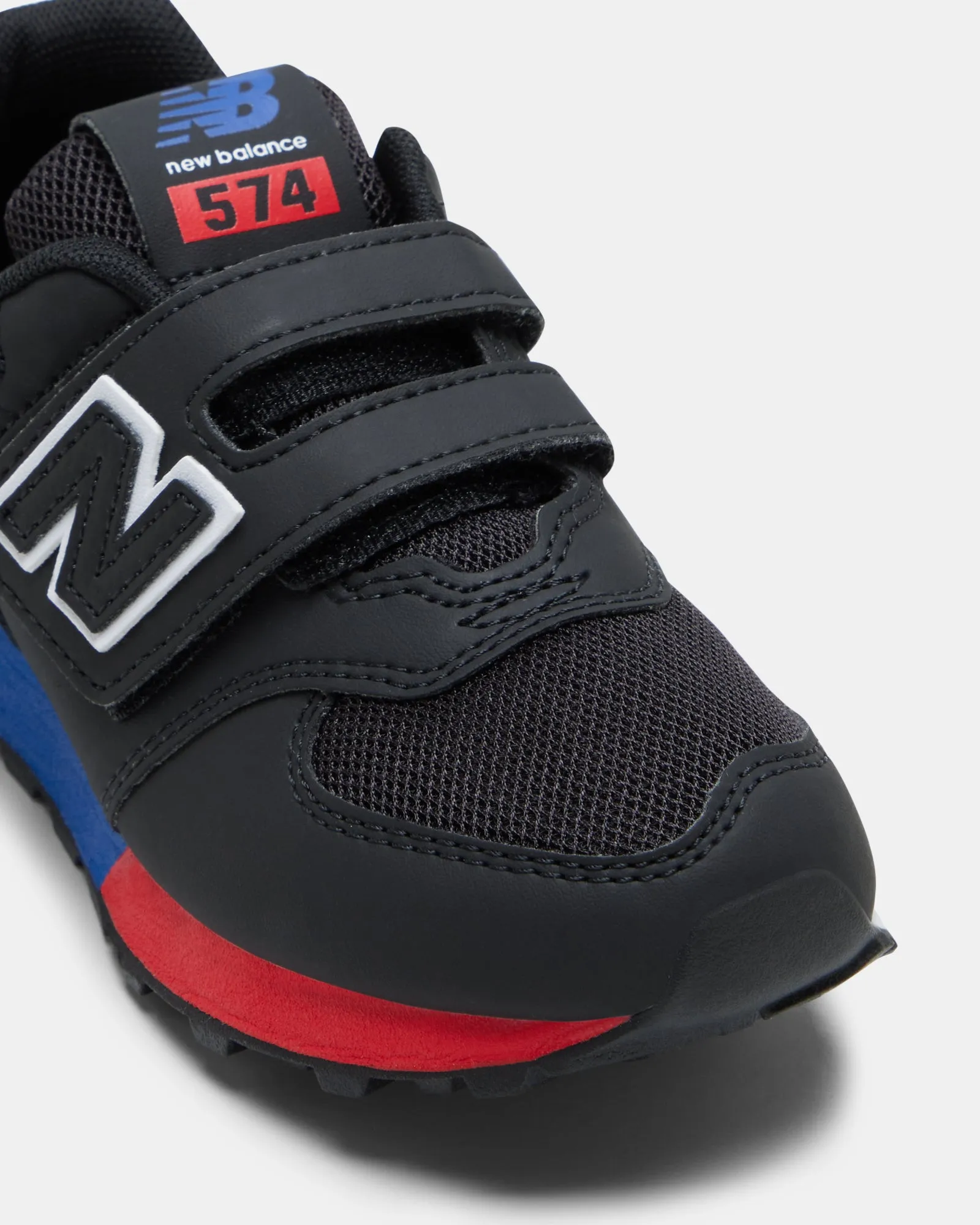 574 V1 Self-Fastening Strap Pre-School Black/White/Blue/Red