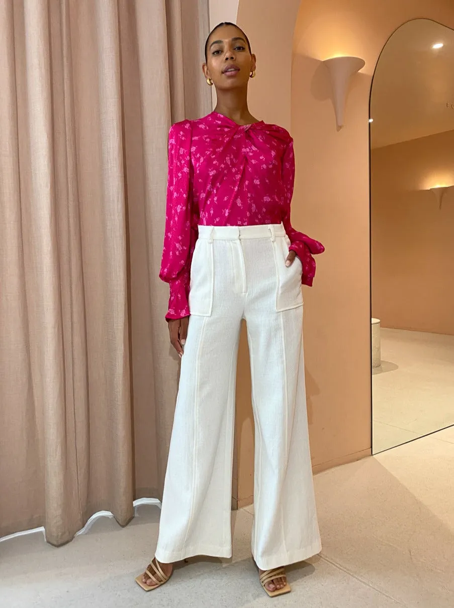 Acler Evanston Top in Fuschia