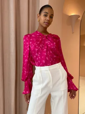 Acler Evanston Top in Fuschia