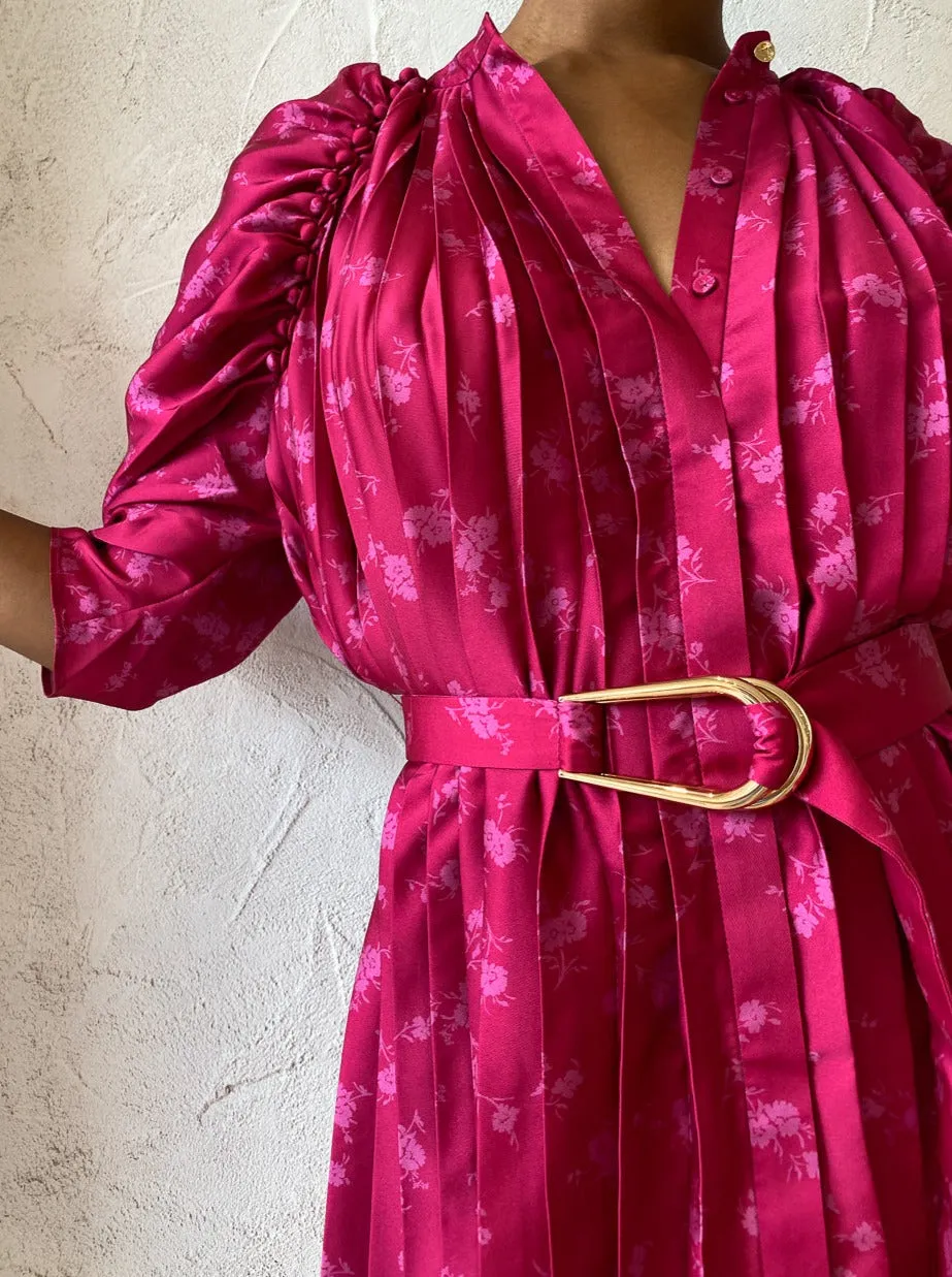Acler Ivy Dress in Fuschia