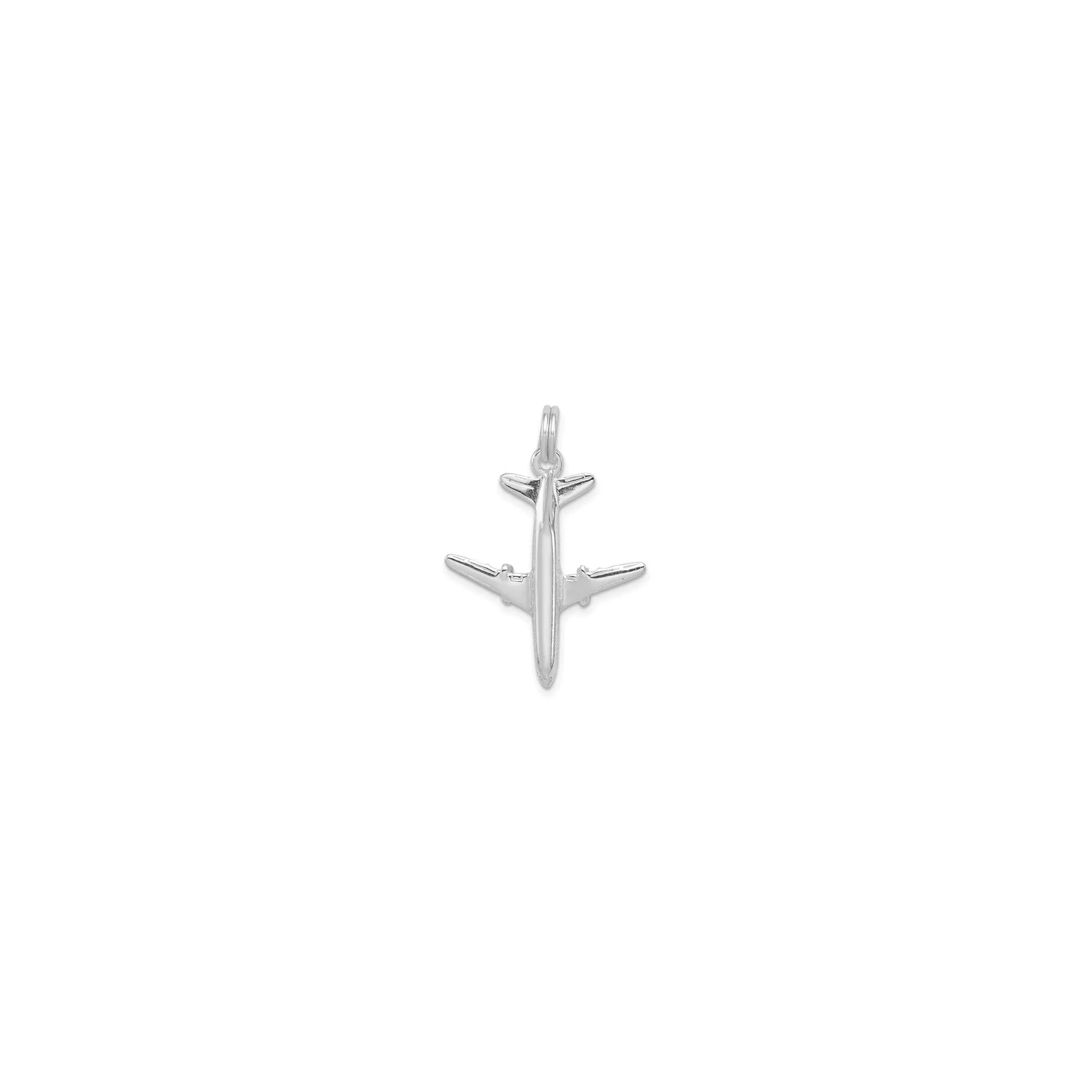 Airplane Charm (Silver)