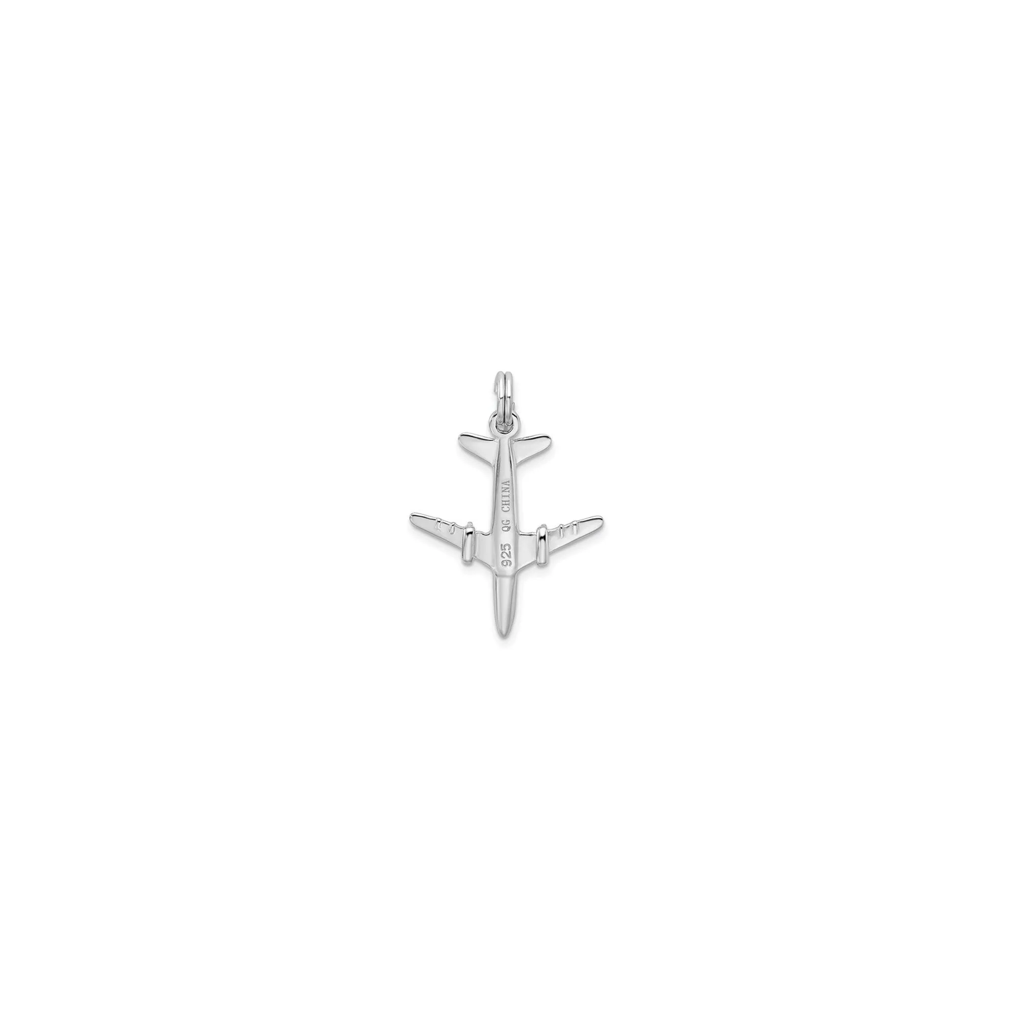 Airplane Charm (Silver)