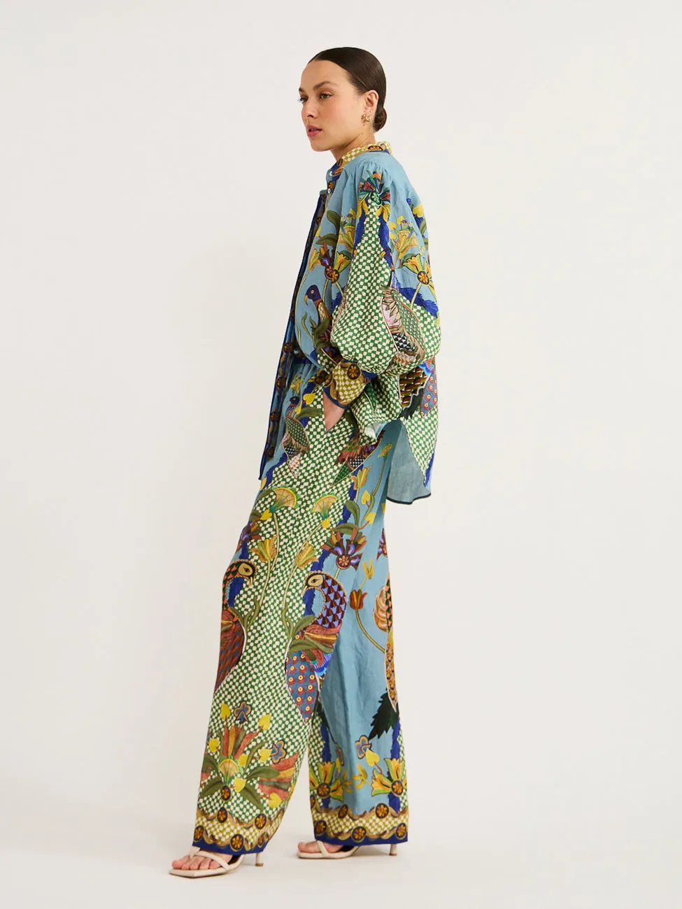 Alemais Gilly Pant in Misty Blue