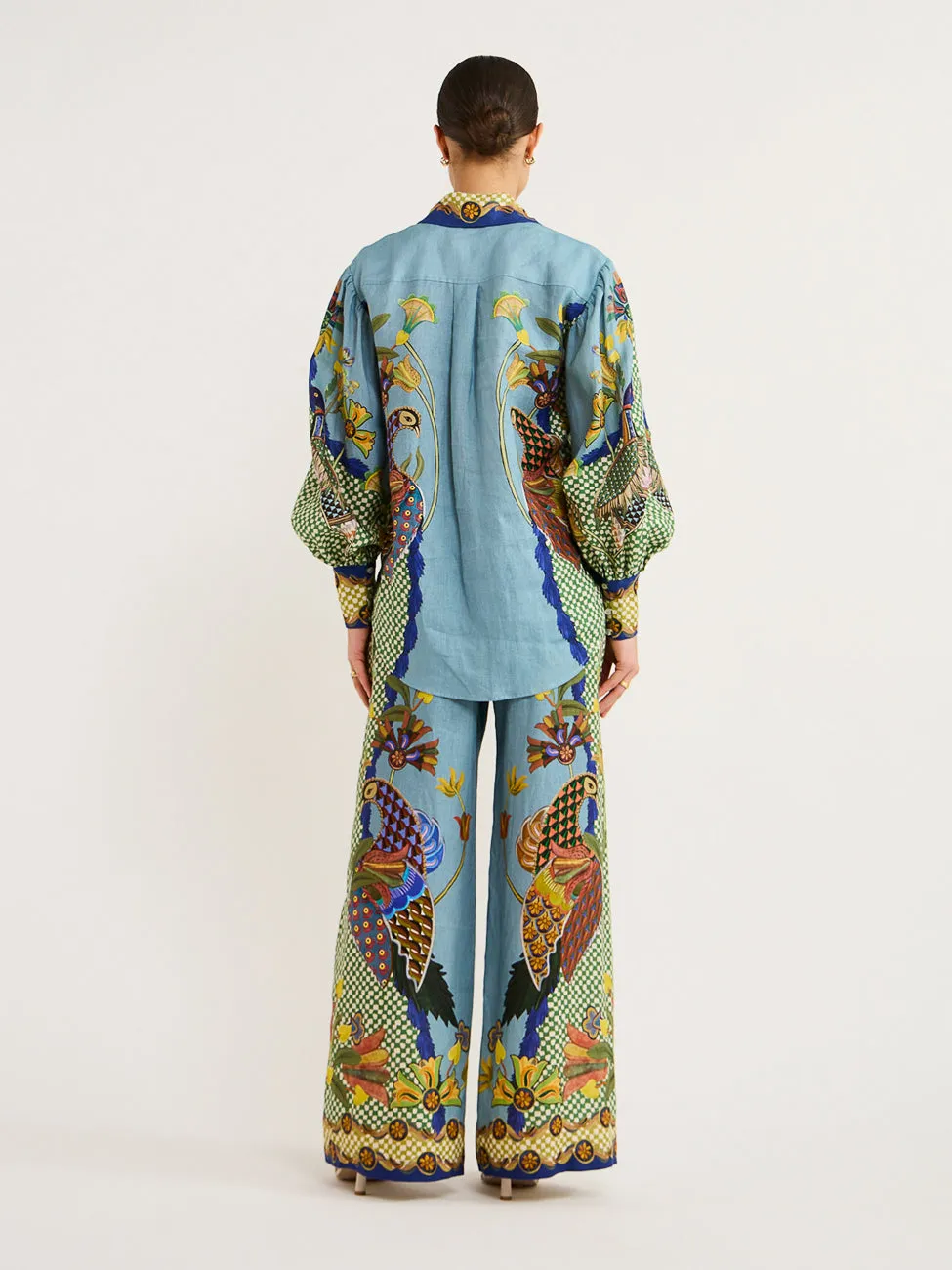 Alemais Gilly Pant in Misty Blue