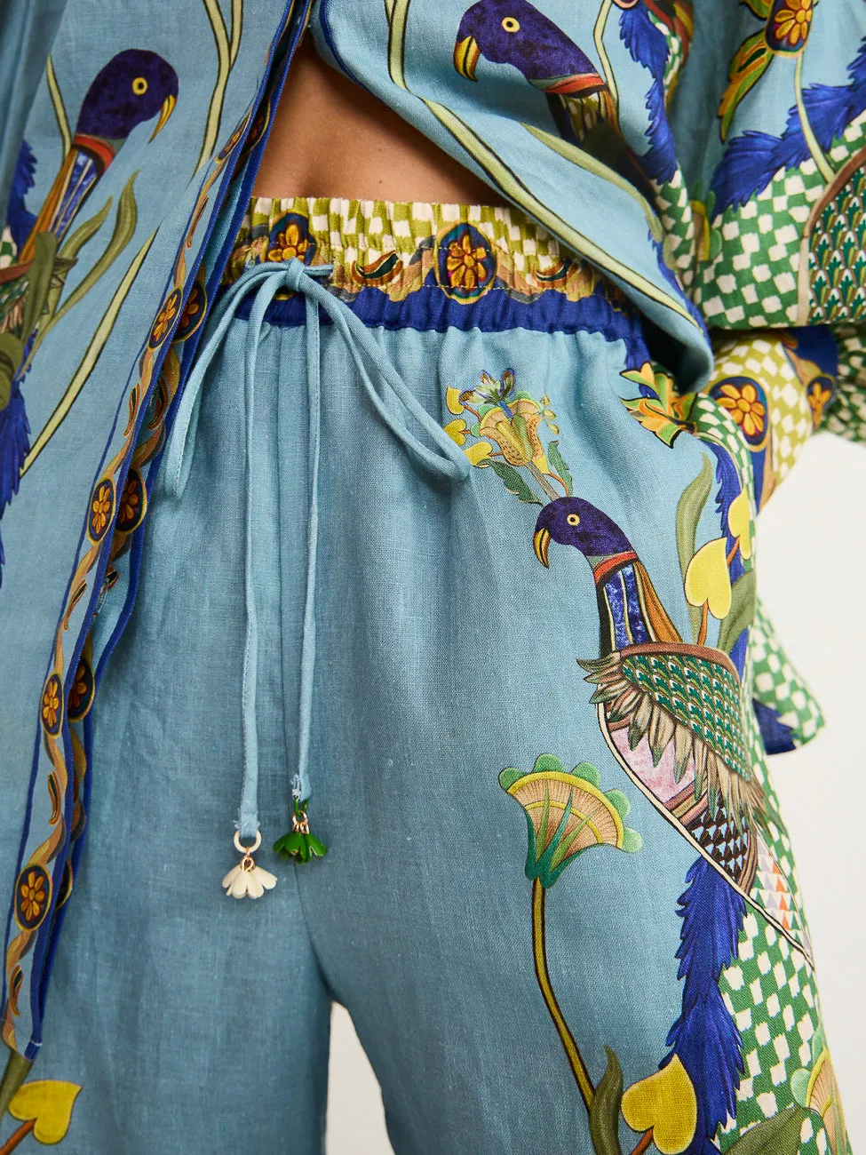 Alemais Gilly Pant in Misty Blue