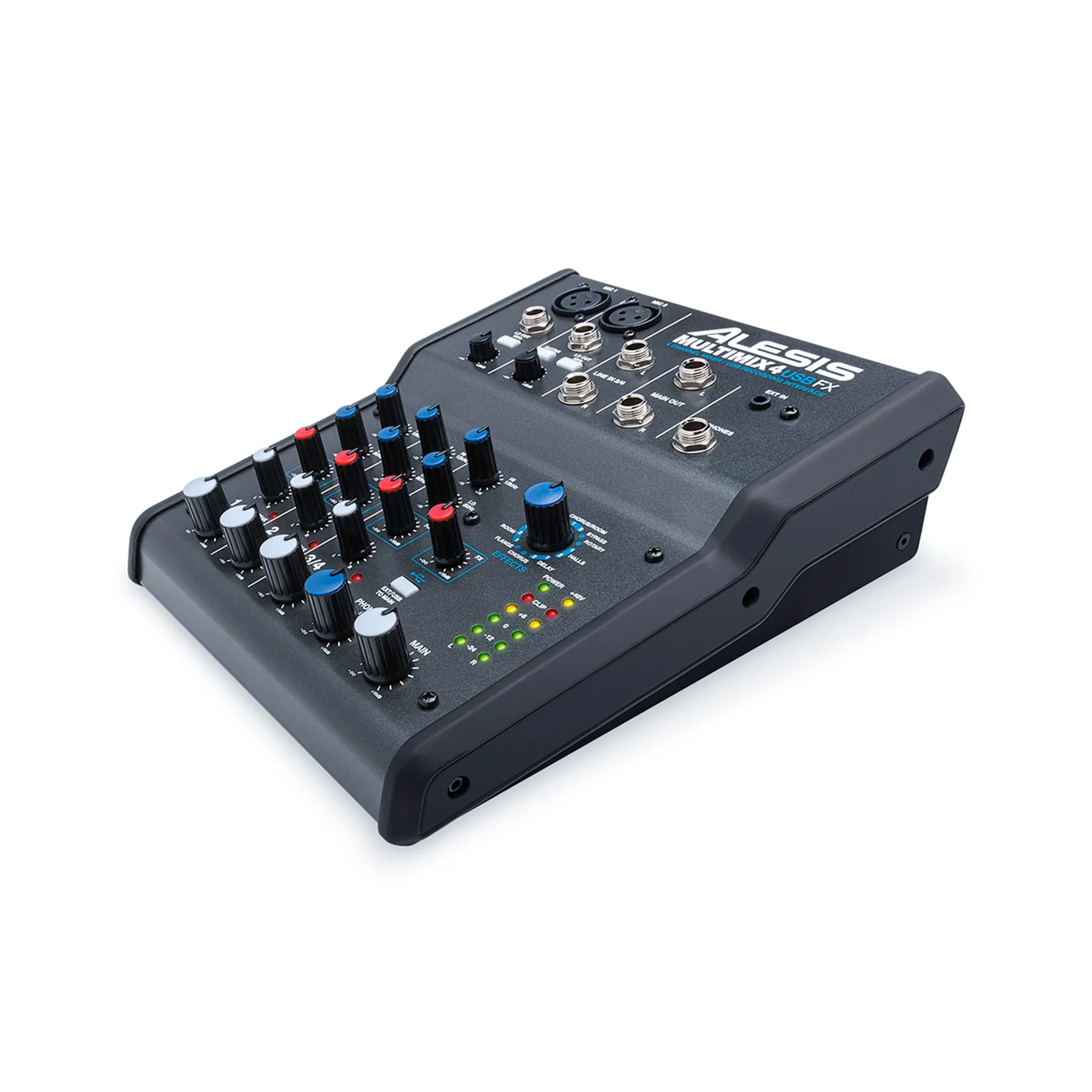 Alesis MultiMix 4 USB FX Four-channel Mixer with Effects and USB Audio