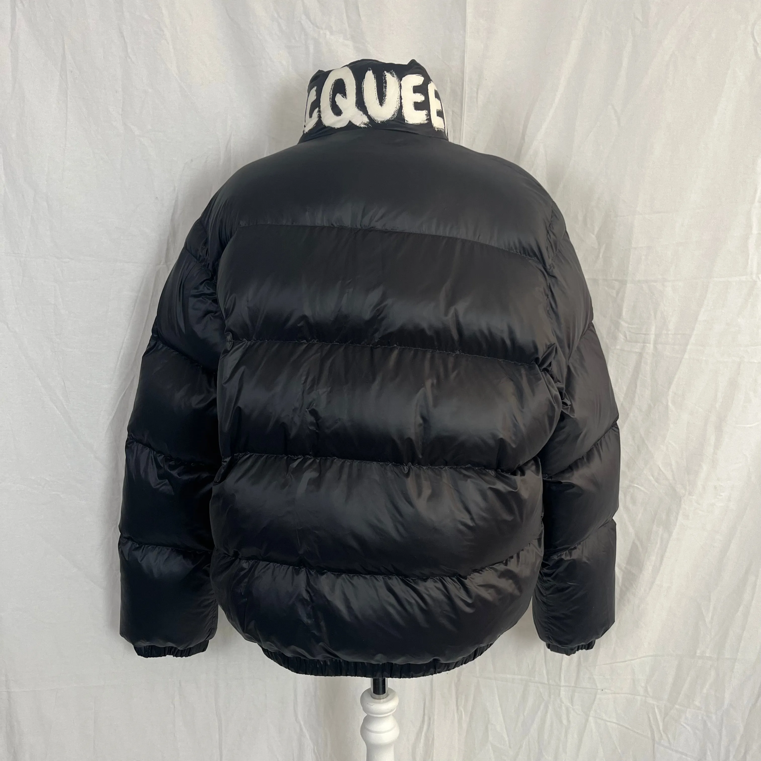 Alexander McQueen Brand New £1540 Graffiti Down Puffa Jacket L/XL/XXL