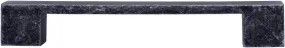 AmazonBasics Short Modern Cabinet Pull Handle 7.68in Length 6.3inch Hole Center Antique Silver 10Pack