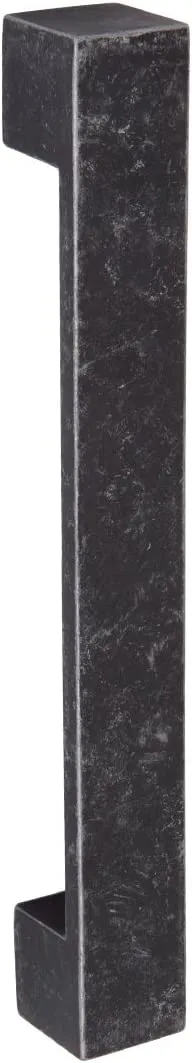 AmazonBasics Short Modern Cabinet Pull Handle 7.68in Length 6.3inch Hole Center Antique Silver 10Pack
