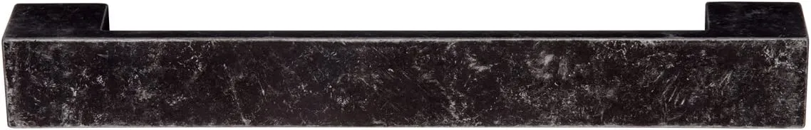 AmazonBasics Short Modern Cabinet Pull Handle 7.68in Length 6.3inch Hole Center Antique Silver 10Pack