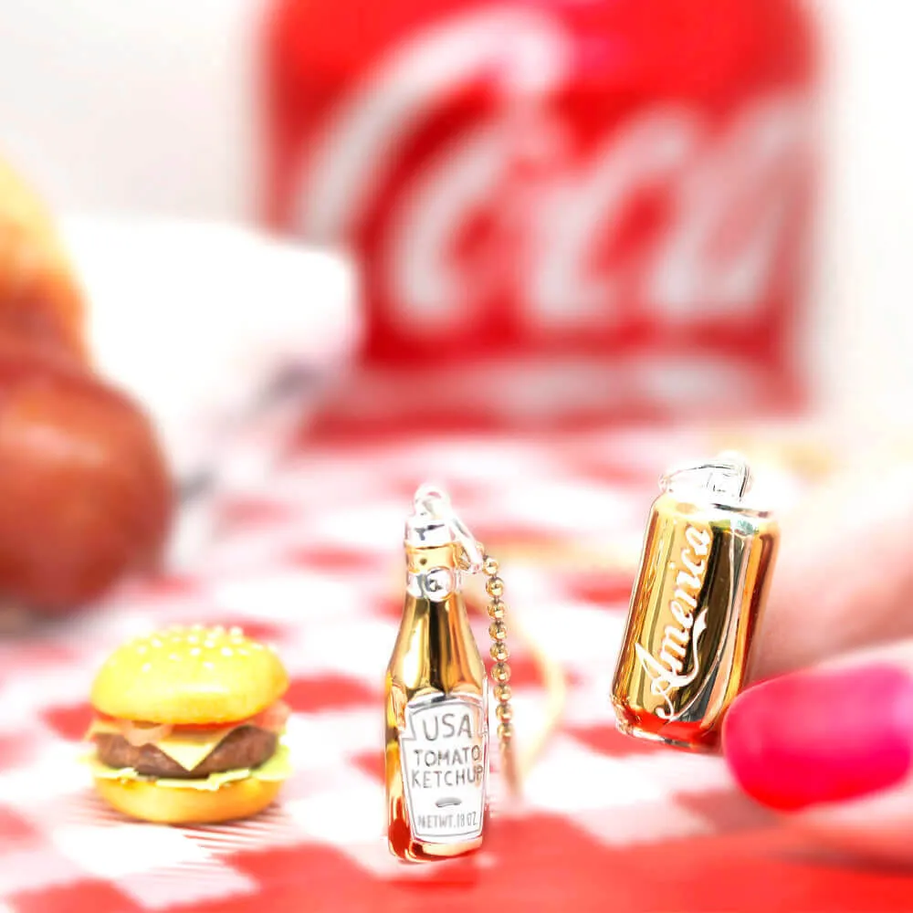 Amer-I-can Soda Charm Gold