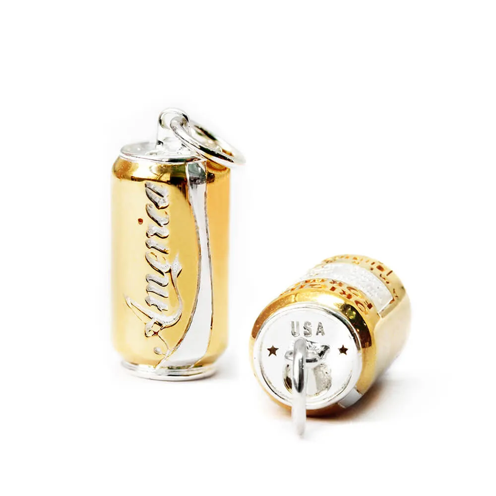 Amer-I-can Soda Charm Gold