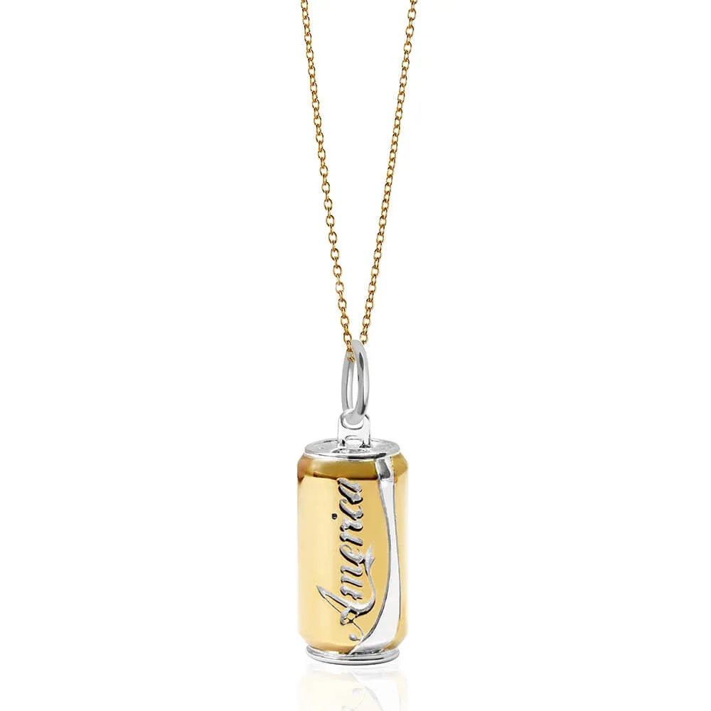 Amer-I-can Soda Charm Gold
