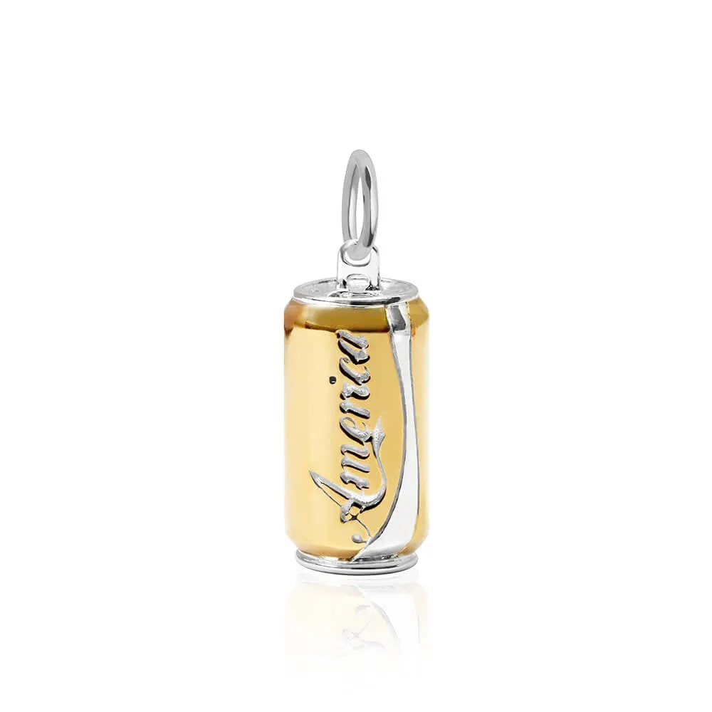 Amer-I-can Soda Charm Gold