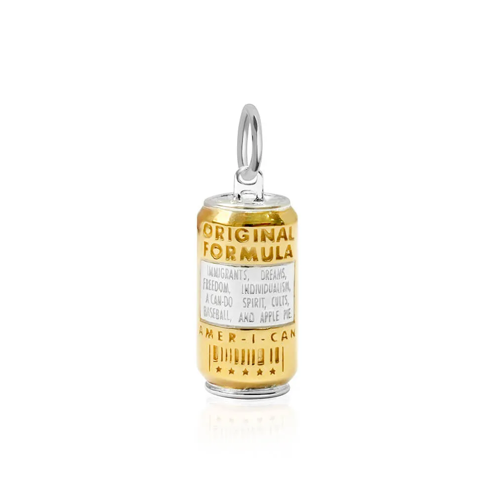 Amer-I-can Soda Charm Gold
