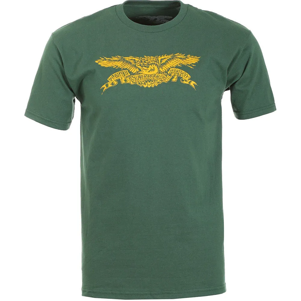 Anti-Hero Sprack Eagle S/S Men's T-Shirt - Green/Yellow