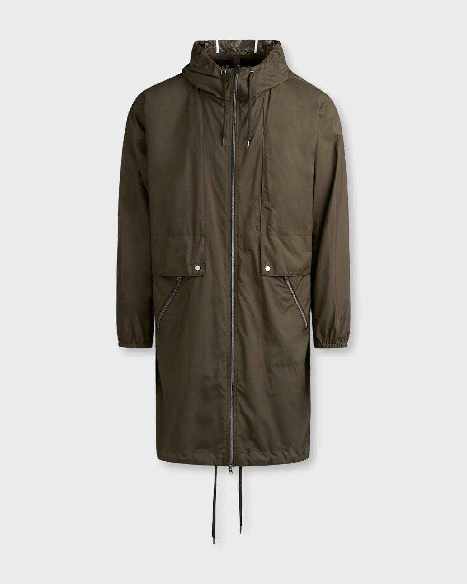 Army Green Lightweight Outerwear Shell Jacket
