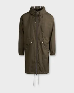 Army Green Lightweight Outerwear Shell Jacket