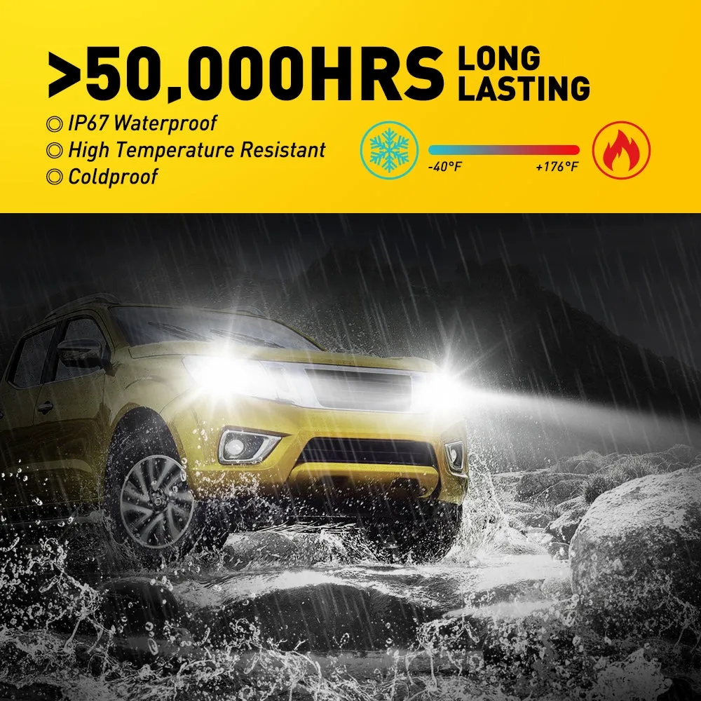 AUXITO 9004 LED Headlight Bulb 100W 20000LM 6000K White