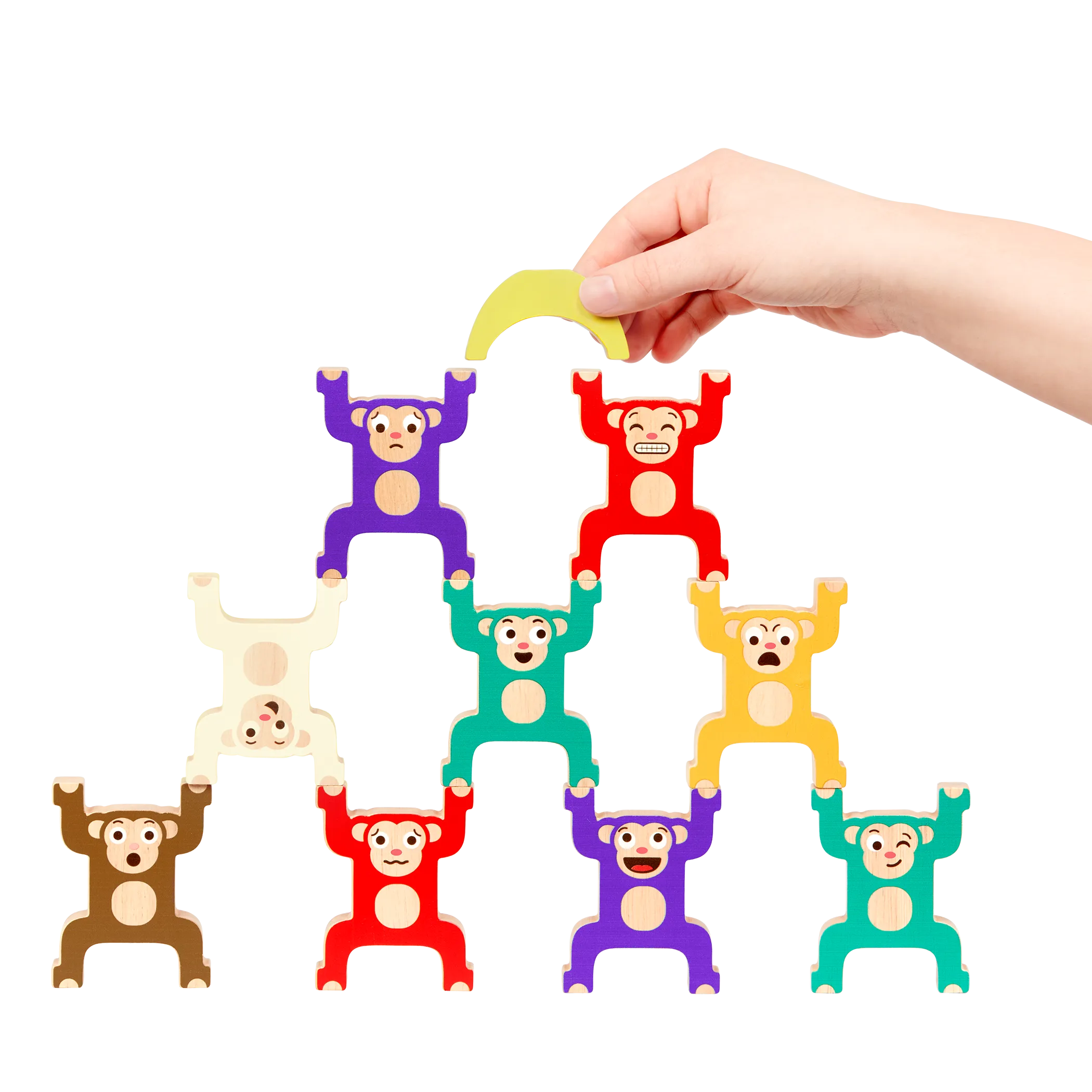 Battat - Wooden Stacking Monkeys