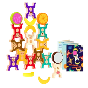 Battat - Wooden Stacking Monkeys