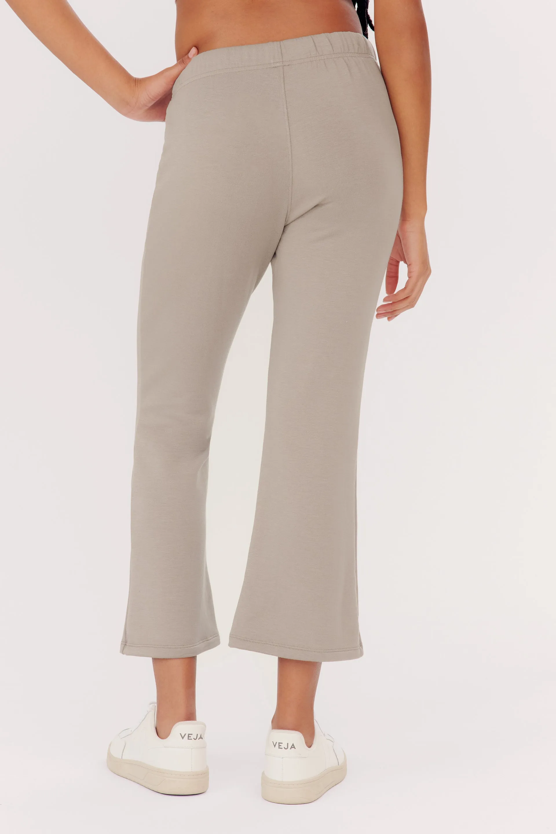 Brooks Fleece Cropped Flare