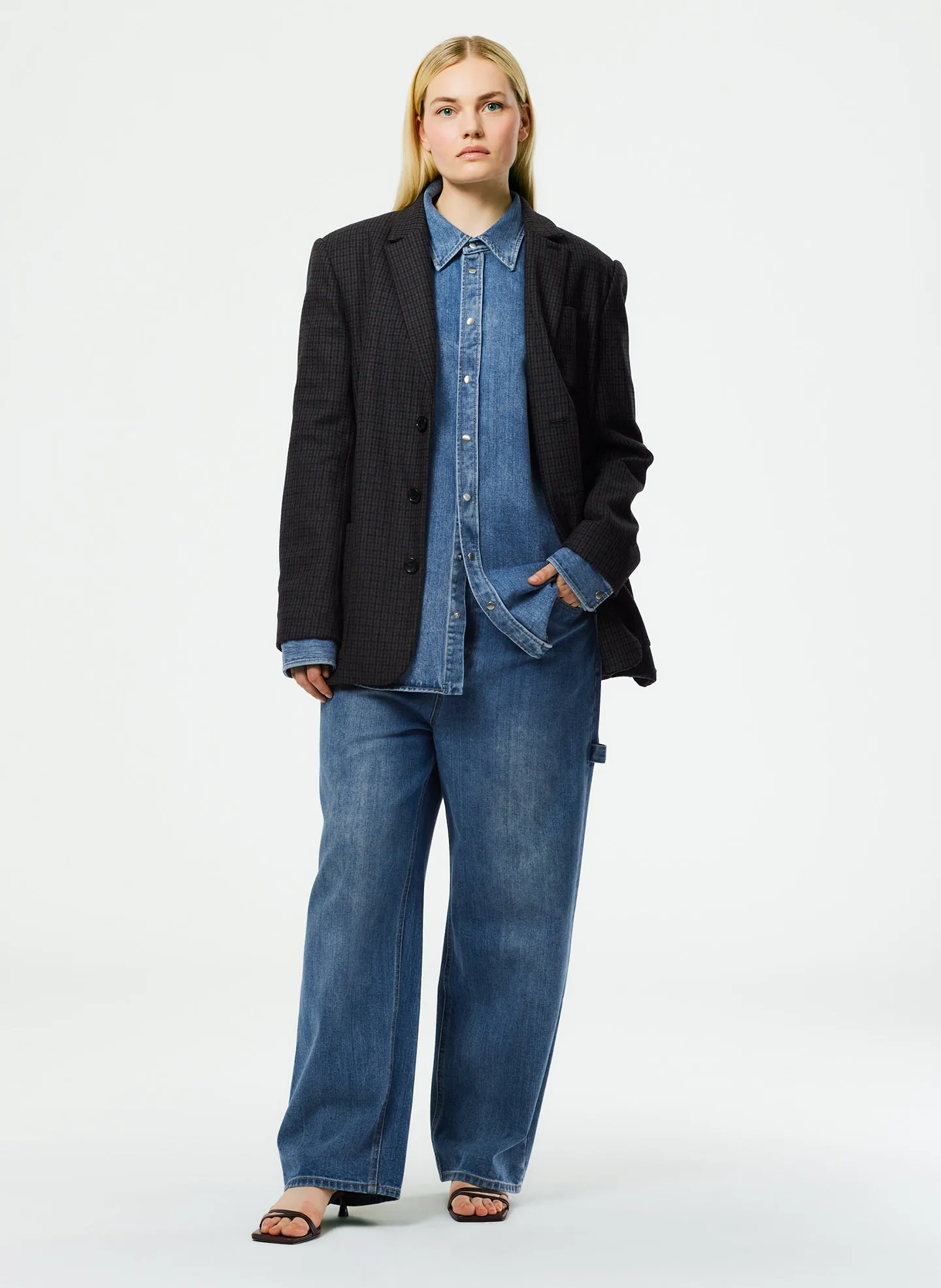 Classic Denim Slouchy Carpenter Jean