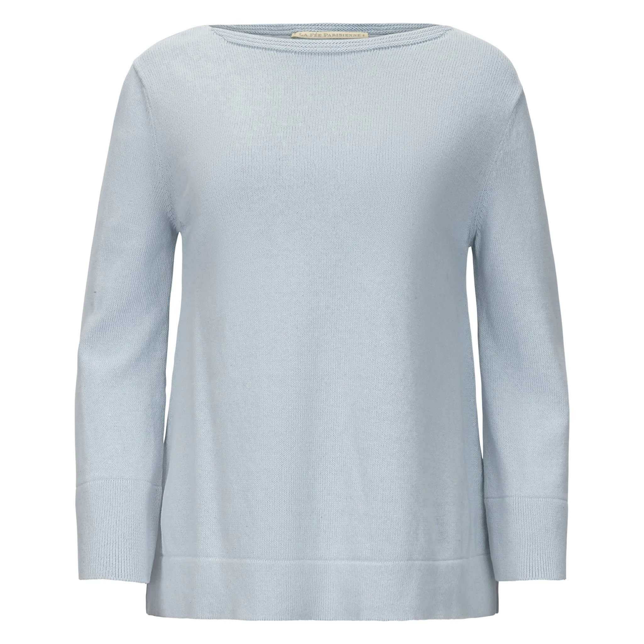Claudine Cotton and Cashmere Sweater - Porcelaine Blue