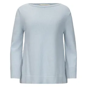 Claudine Cotton and Cashmere Sweater - Porcelaine Blue