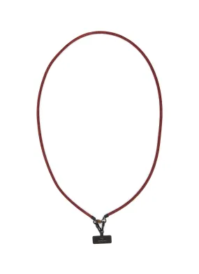 CRYSTAL PHONE STRAP RED   ( PRE- ORDER)