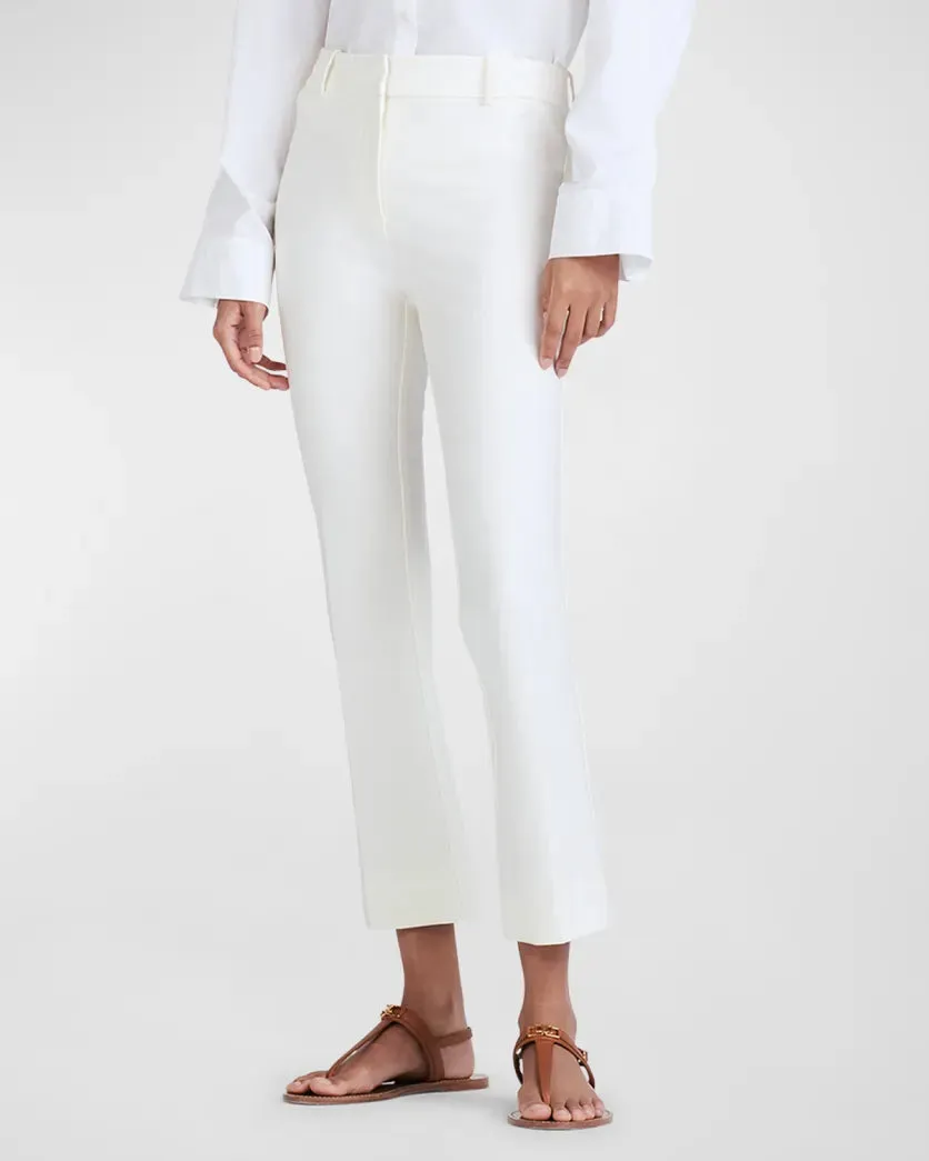 DEREK LAM 10 CROSBY CROPPED FLARE TROUSER