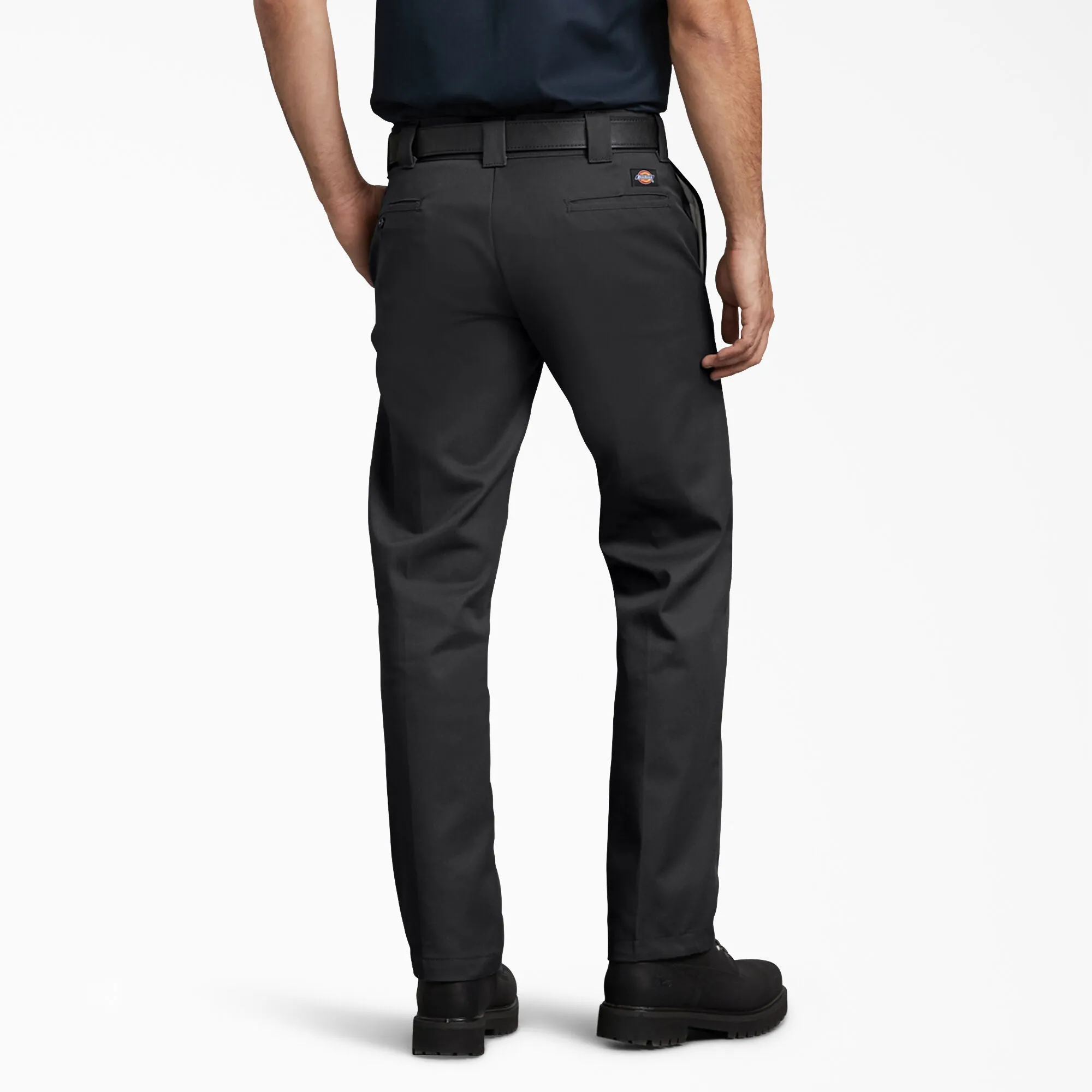 DICKIES 873 Slim Fit Straight Leg Work Pants - Black