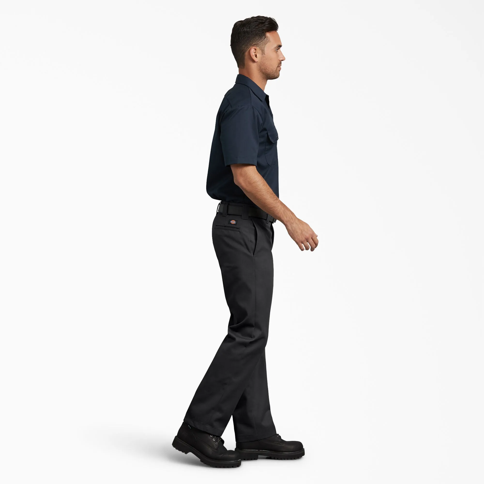 DICKIES 873 Slim Fit Straight Leg Work Pants - Black