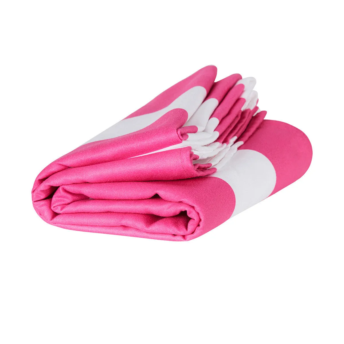 Dock & Bay Beach Towel Cabana Collection L 100% Recycled Phi Phi Pink